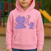 Cute Elephants Kids Hoodie thumb 2