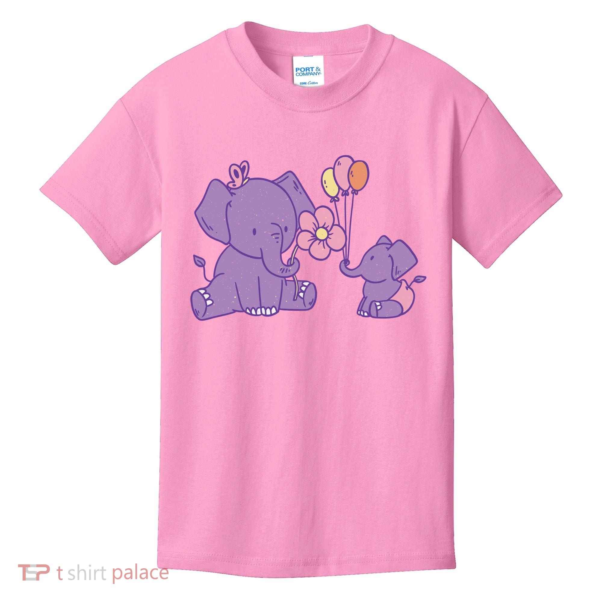 Cute Elephants Kids T-Shirt