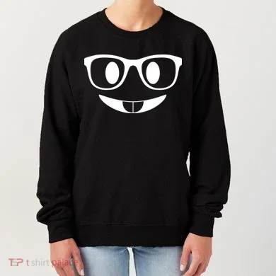 Cute Emoji Nerd Face Women's Sweatshirt