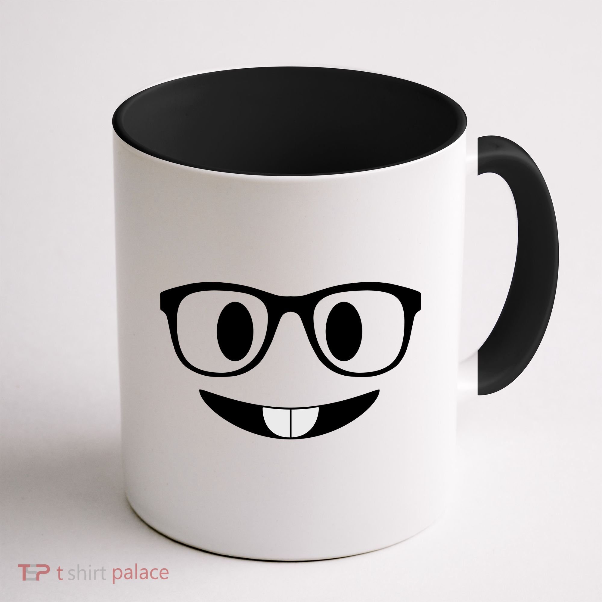 Cute Emoji Nerd Face Coffee Mug