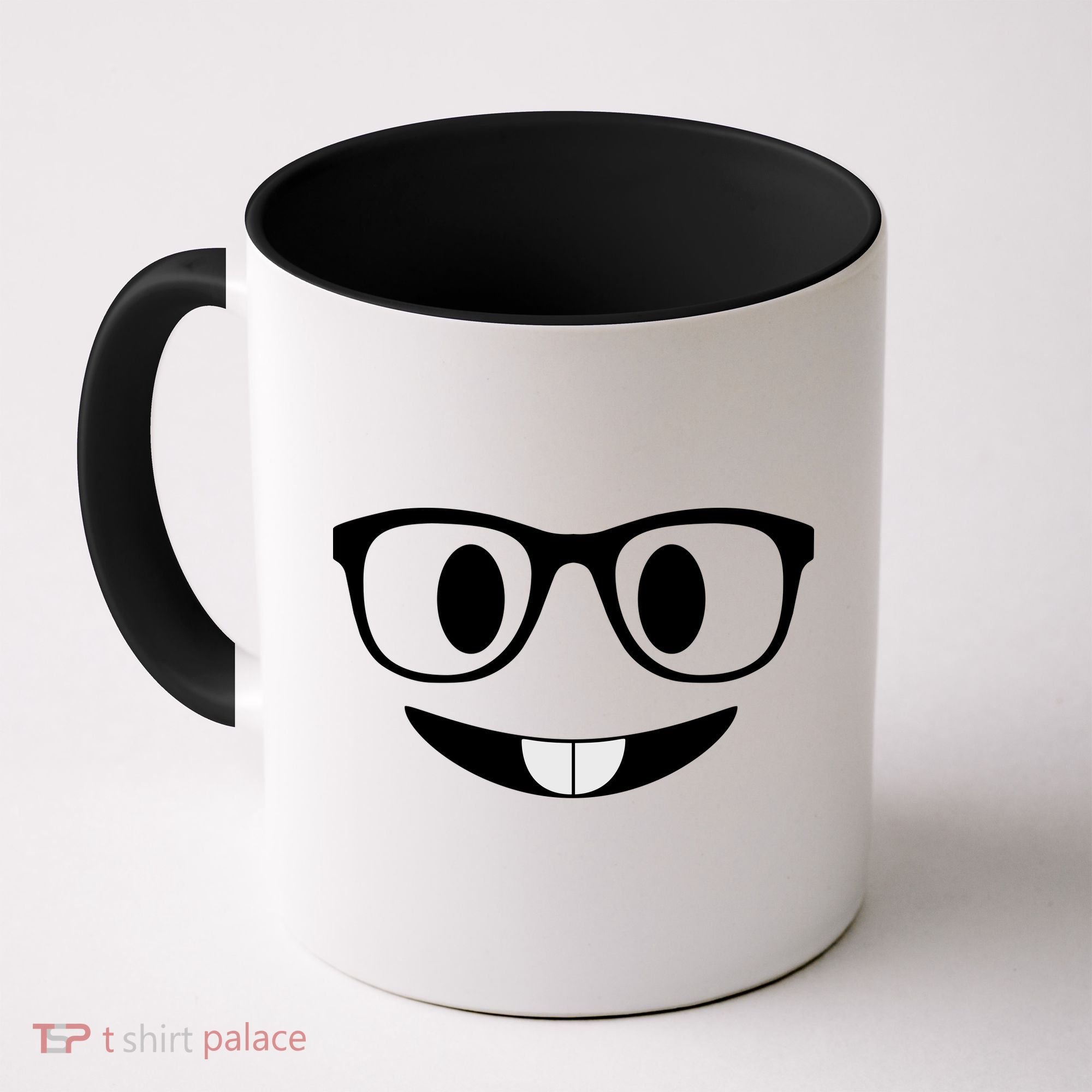 Cute Emoji Nerd Face Coffee Mug