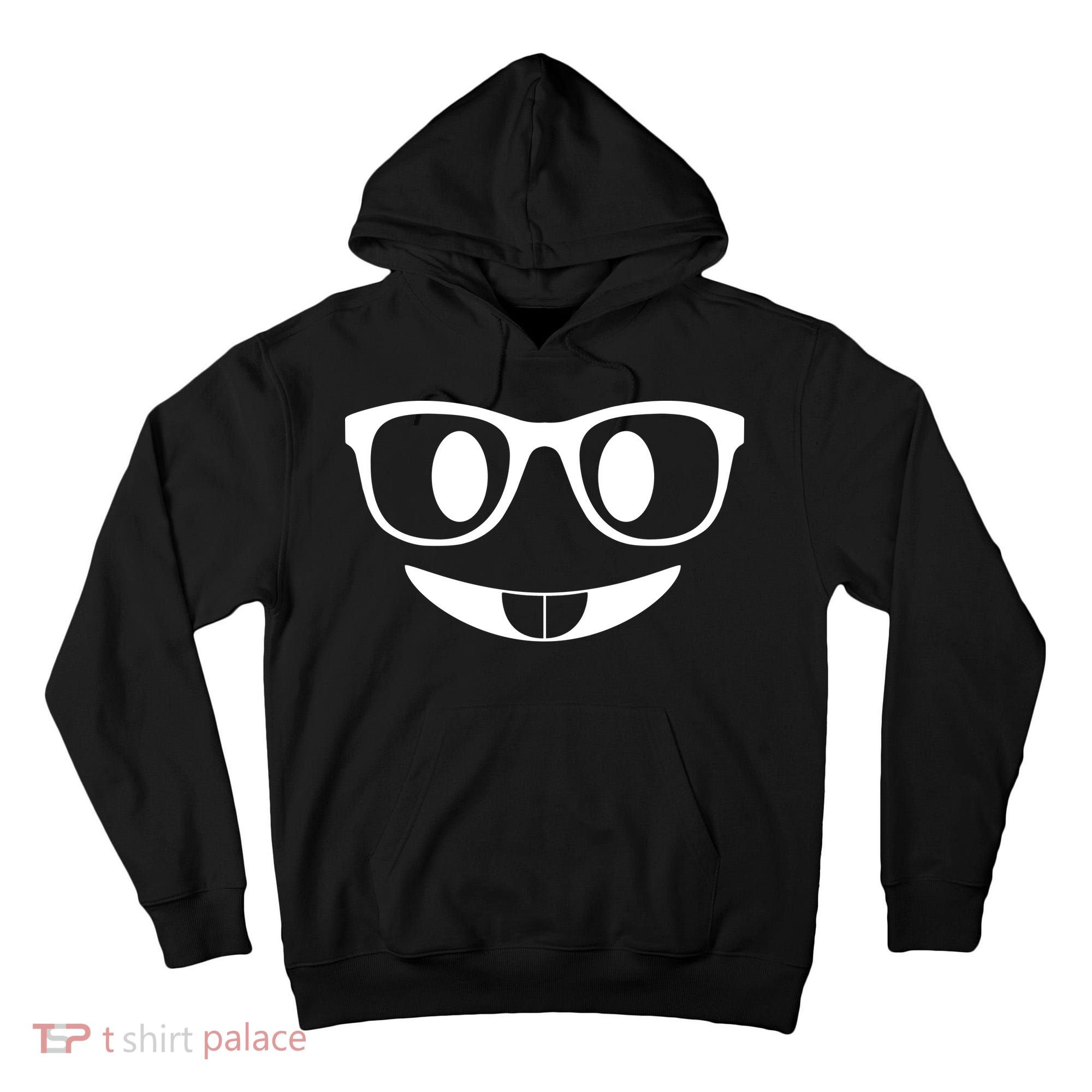 Cute Emoji Nerd Face Tall Hoodie