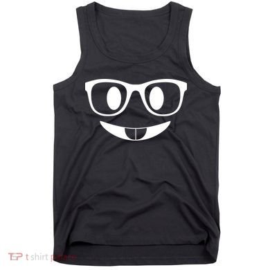 Cute Emoji Nerd Face Tank Top