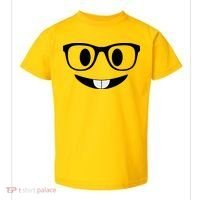Cute Emoji Nerd Face Toddler T-Shirt thumb 0