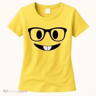 Cute Emoji Nerd Face Women's T-Shirt