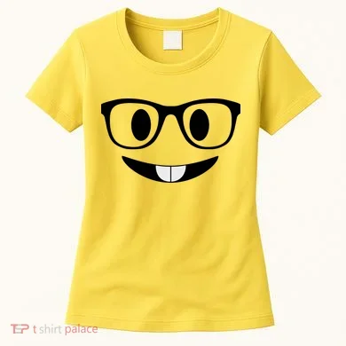 Cute Emoji Nerd Face Women's T-Shirt