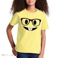 Cute Emoji Nerd Face Kids T-Shirt thumb 2