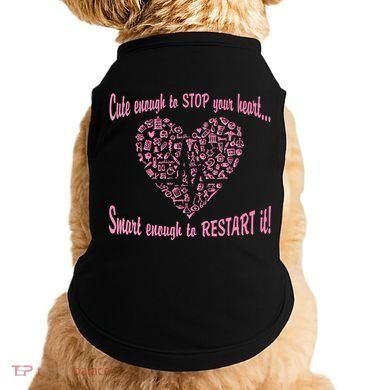 Cute Enough To Stop The Heart Doggie Tank