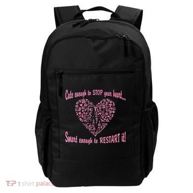 Cute Enough To Stop The Heart Backpack