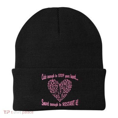 Cute Enough To Stop The Heart Beanie