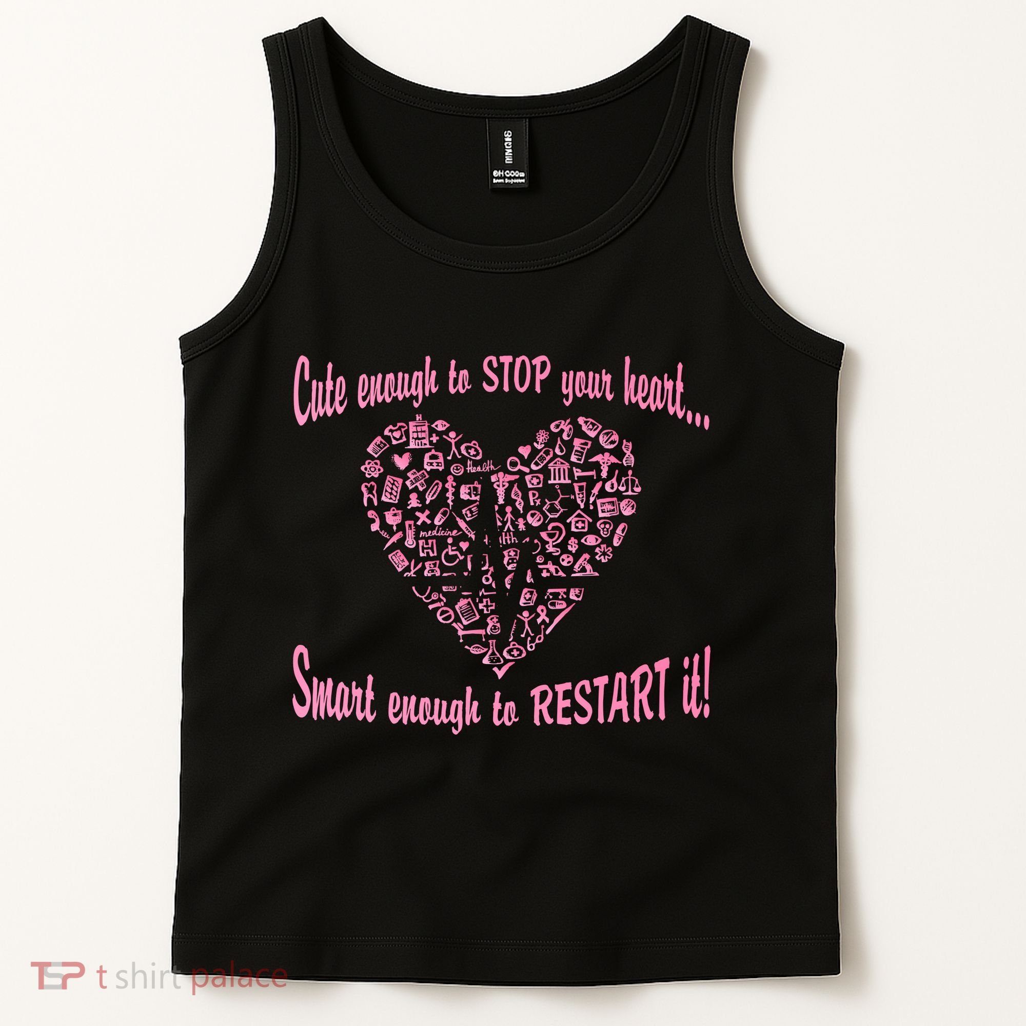 Cute Enough To Stop The Heart Tank Top