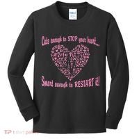Cute Enough To Stop The Heart Kids Long Sleeve Shirt thumb 0