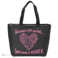 Cute Enough To Stop The Heart Tote Bag thumb 0