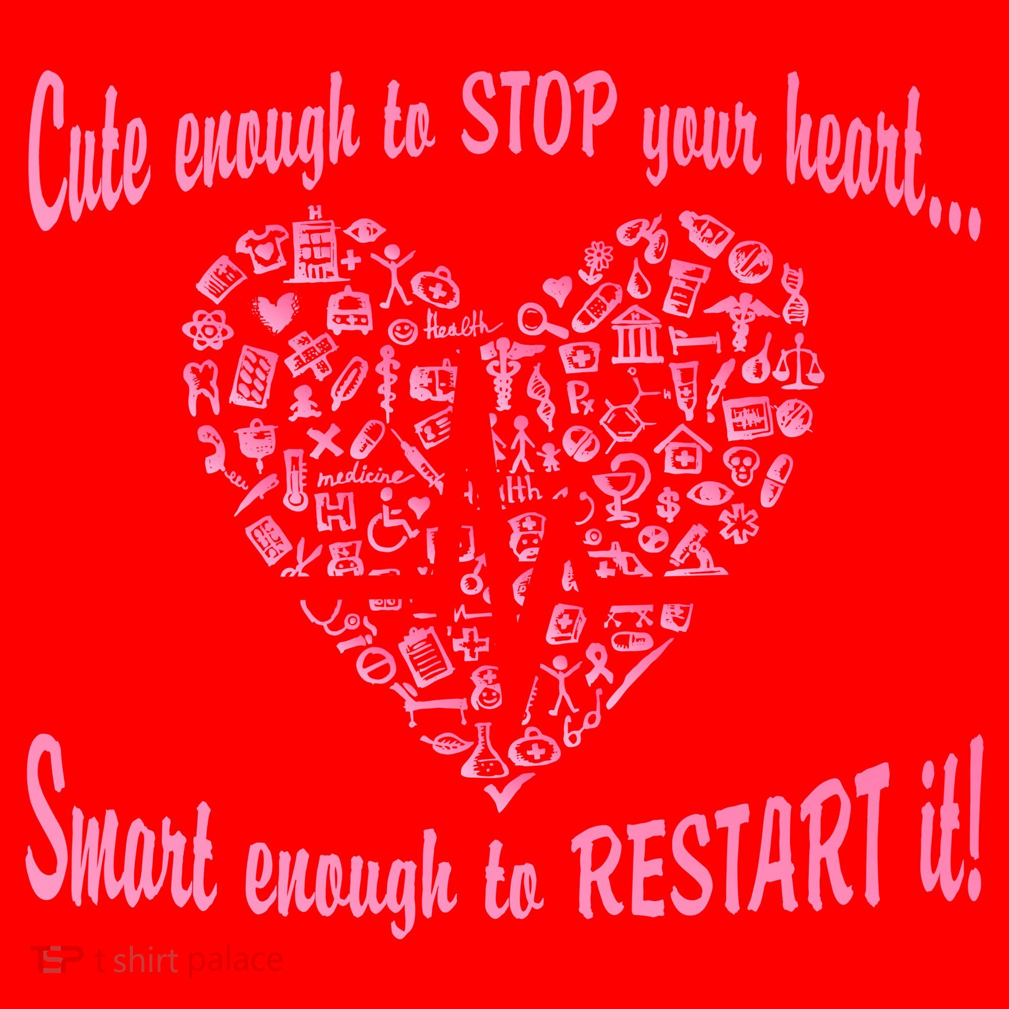 Cute Enough To Stop The Heart Santa Hat