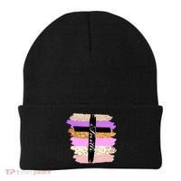 Cute Faith Cross Leopard Beanie thumb 0