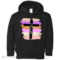 Cute Faith Cross Leopard Toddler Hoodie thumb 0