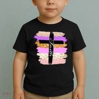 Cute Faith Cross Leopard Toddler T-Shirt thumb 2