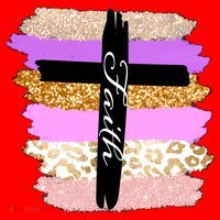 Cute Faith Cross Leopard Santa Hat thumb 1