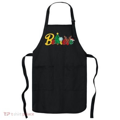 Cute Festive Christmas Believe  Apron