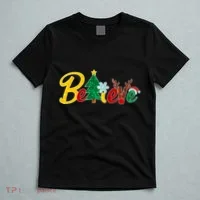 Cute Festive Christmas Believe  T-Shirt thumb 5