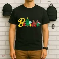 Cute Festive Christmas Believe  T-Shirt thumb 6