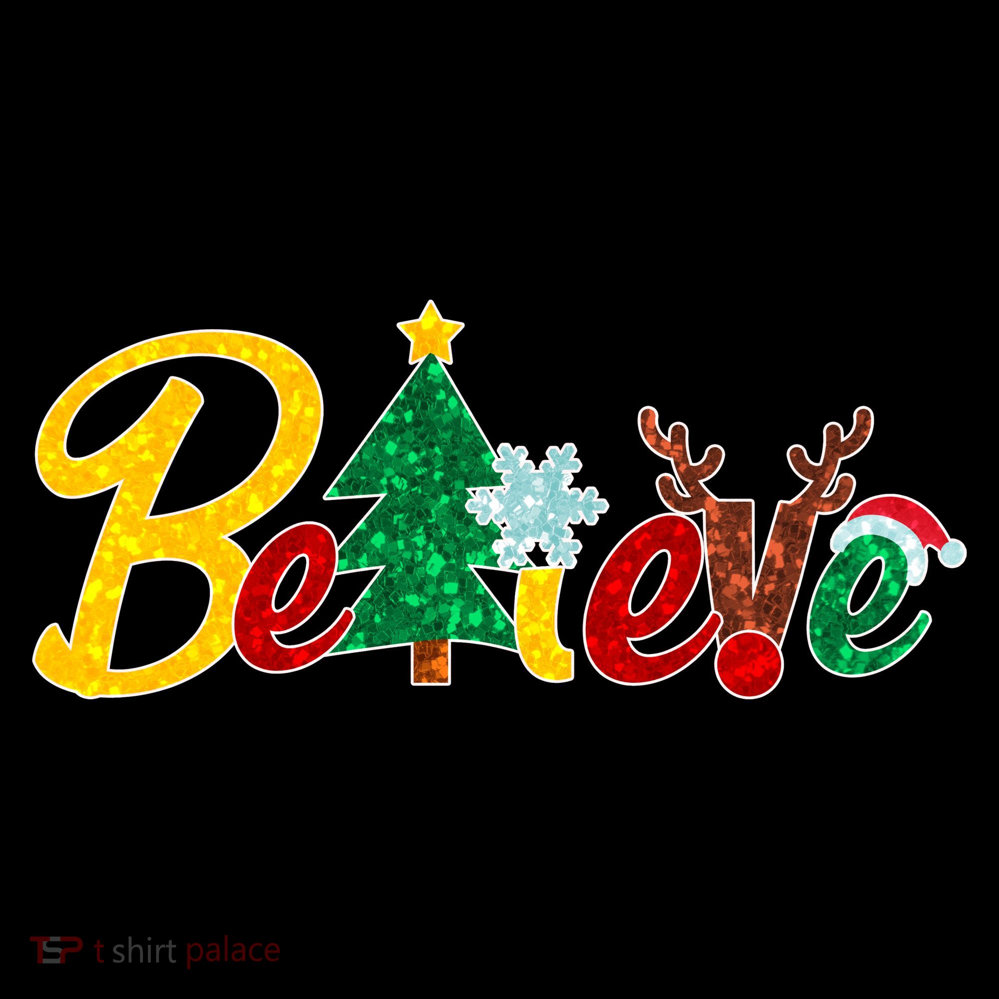 Cute Festive Christmas Believe  Coffee Mug
