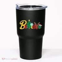 Cute Festive Christmas Believe  Tumbler thumb 0