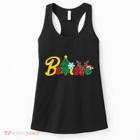 Cute Festive Christmas Believe  Women's Tank Top thumb 0