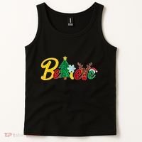 Cute Festive Christmas Believe  Tank Top thumb 2