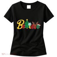 Cute Festive Christmas Believe  Women's T-Shirt thumb 0