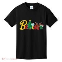 Cute Festive Christmas Believe  Kids T-Shirt thumb 0