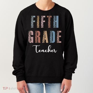 Cute Fifth Grade Teacher Women's Sweatshirt