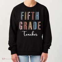 Cute Fifth Grade Teacher Women's Sweatshirt thumb 0