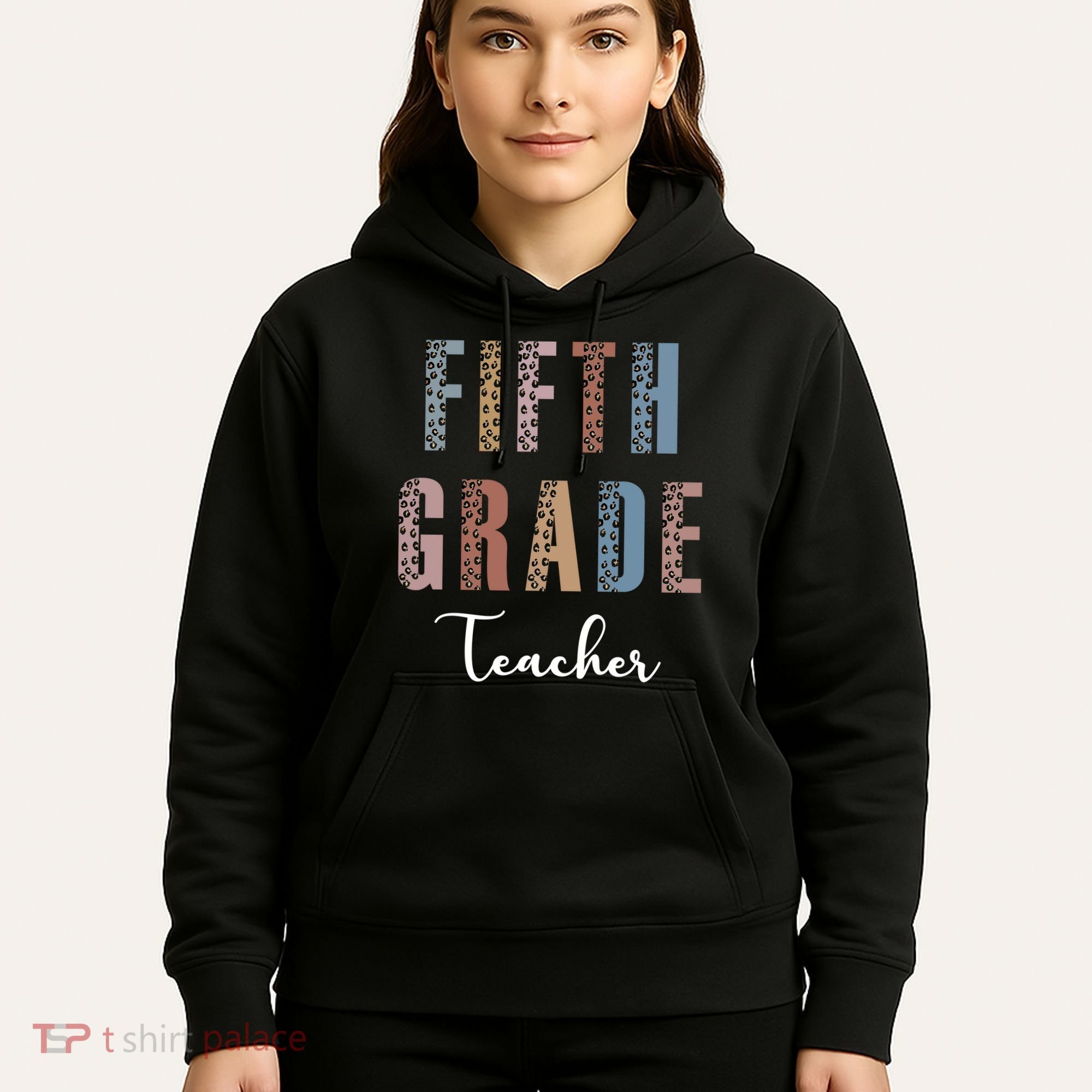 Cute Fifth Grade Teacher Hoodie