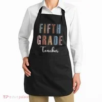 Cute Fifth Grade Teacher Apron thumb 2