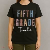 Cute Fifth Grade Teacher T-Shirt thumb 4
