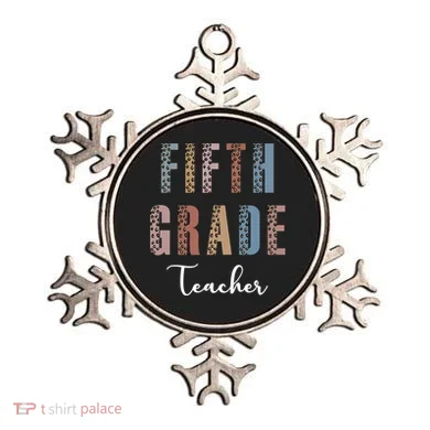 Cute Fifth Grade Teacher Ornament