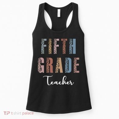 Cute Fifth Grade Teacher Women's Tank Top
