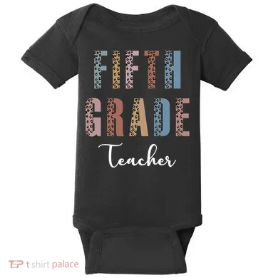 Cute Fifth Grade Teacher Baby Bodysuit