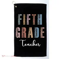 Cute Fifth Grade Teacher Golf Towel thumb 0
