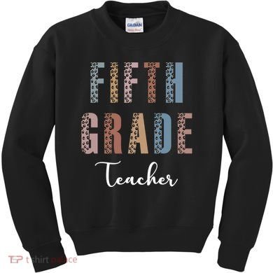 Cute Fifth Grade Teacher Kids Sweatshirt