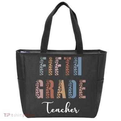 Cute Fifth Grade Teacher Tote Bag