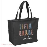 Cute Fifth Grade Teacher Tote Bag thumb 2