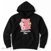 Cute Floral Glam Kindergarten Team Hoodie thumb 0