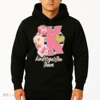 Cute Floral Glam Kindergarten Team Hoodie thumb 2
