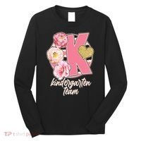 Cute Floral Glam Kindergarten Team Long Sleeve Shirt thumb 0