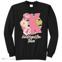 Cute Floral Glam Kindergarten Team Sweatshirt thumb 0