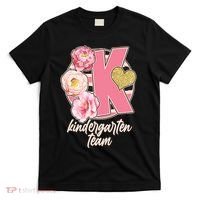 Cute Floral Glam Kindergarten Team T-Shirt thumb 0