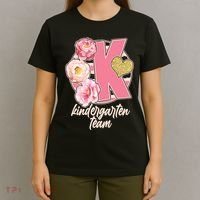 Cute Floral Glam Kindergarten Team T-Shirt thumb 4