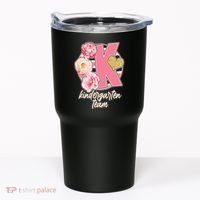 Cute Floral Glam Kindergarten Team Tumbler thumb 0
